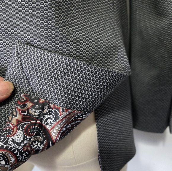 SOUL OF LONDON Grey And Black Blazer with Rwmovable Hoodie. Size 38R - Picture 7 of 16